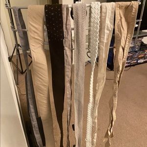 Variety of women’s belts